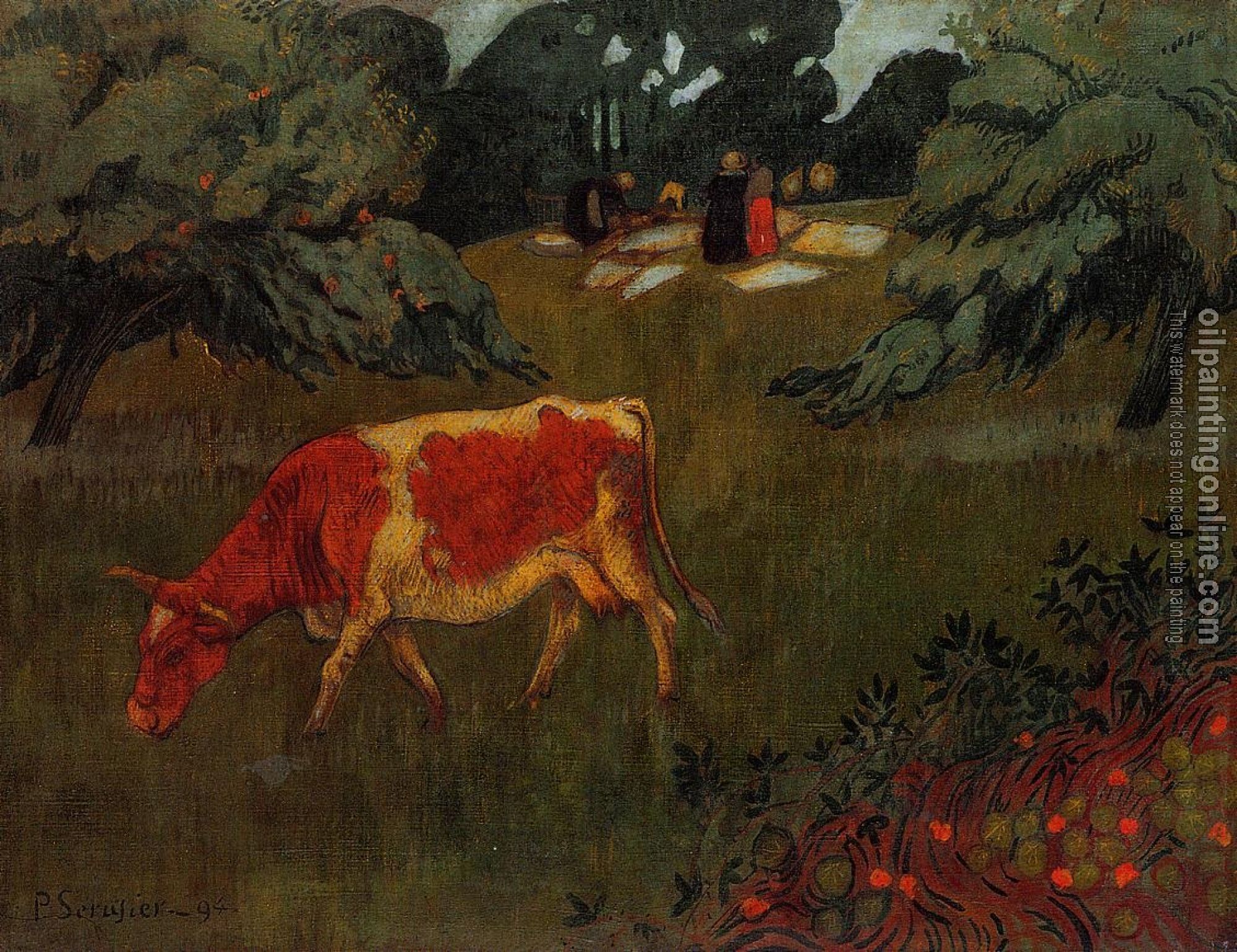 Serusier, Paul - The Wash in a Large Meadow